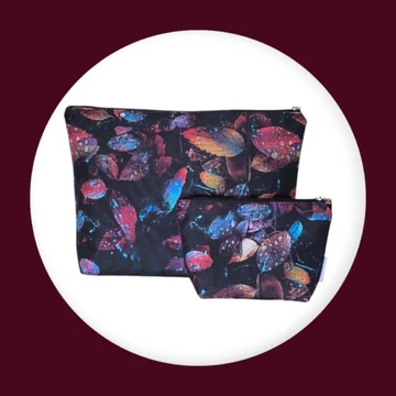 Színes leveles neszesszer szett